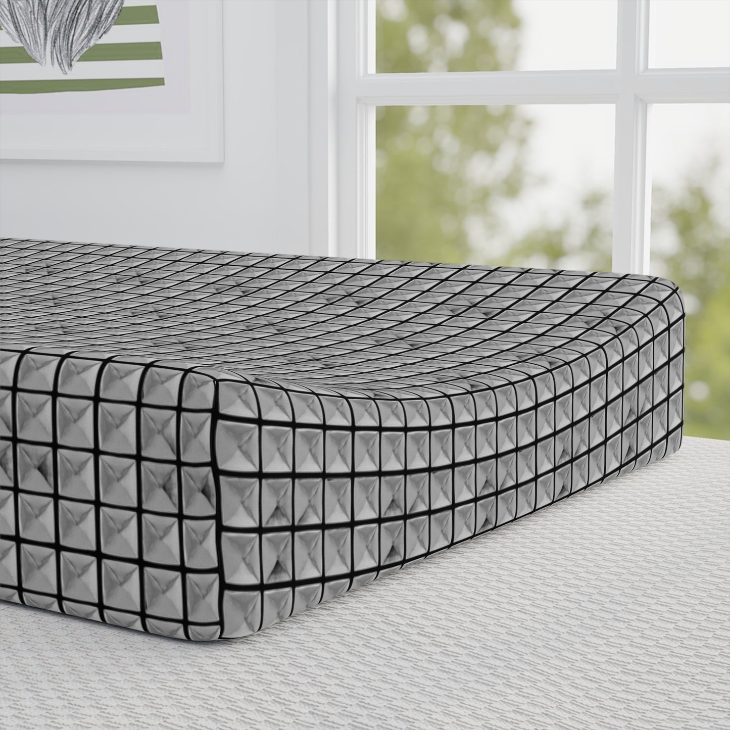 Studded Baby Changing Pad Cover