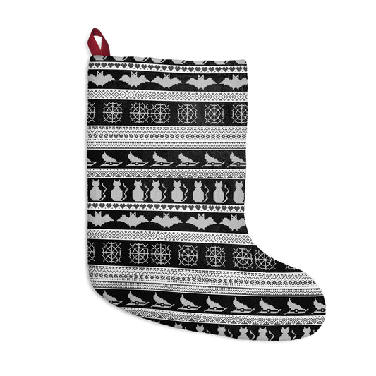 Spooky Fair Isle Christmas Stocking