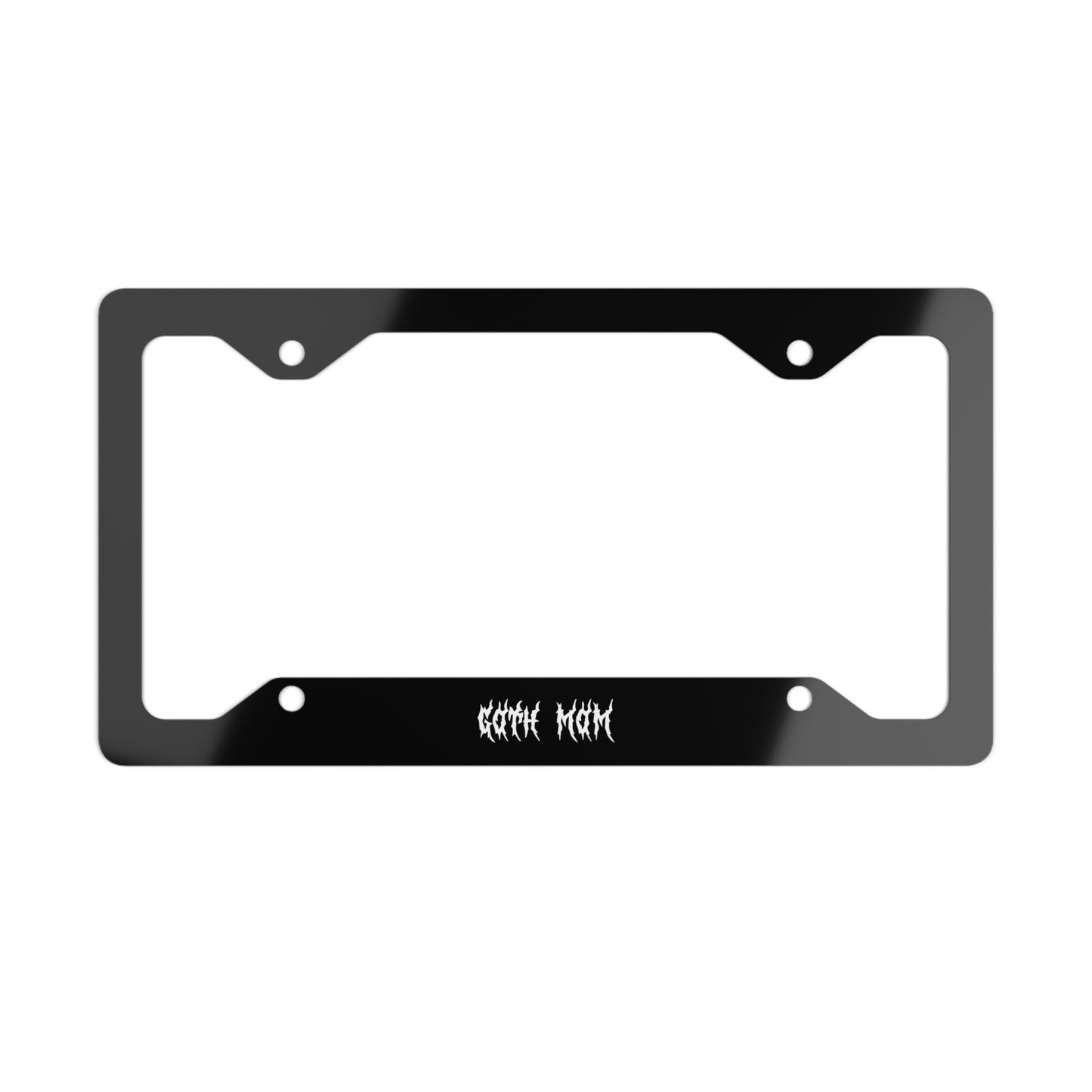 Goth Mom Doom License Plate Frame