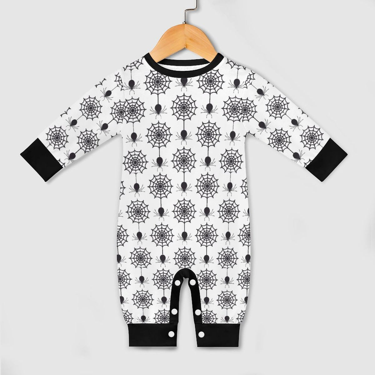 Creeping Web Cotton Long Sleeve Baby Romper - PRE ORDER