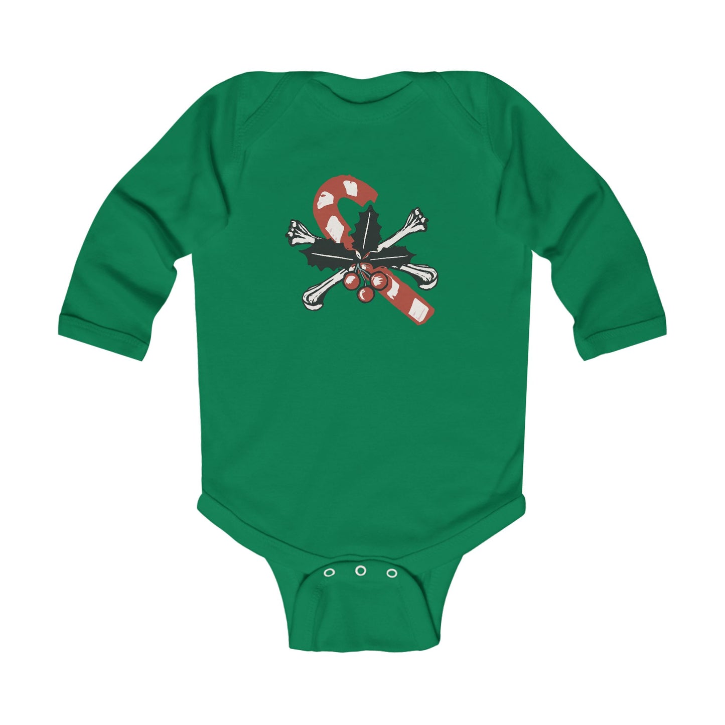 Candy Crossbones Long Sleeve Bodysuit (Babies/Toddlers)