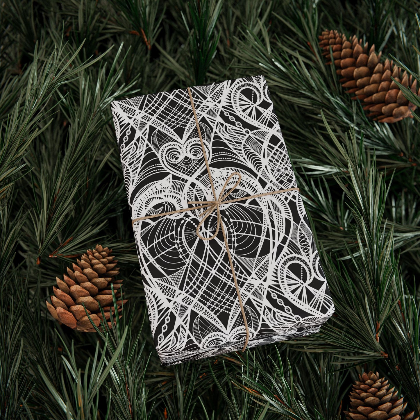 Heart Deco Wrapping Paper