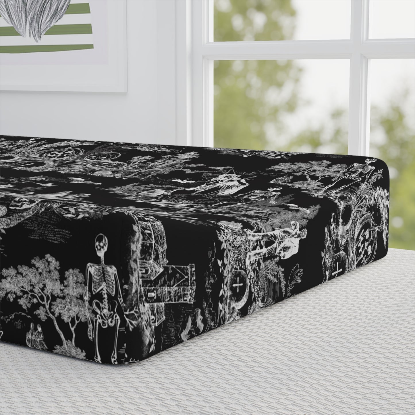 Halloween Toile Diaper Changing Pad Cover