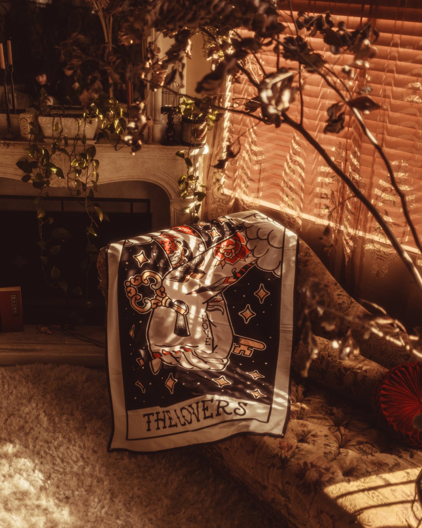 American Traditional Lovers Tapestry