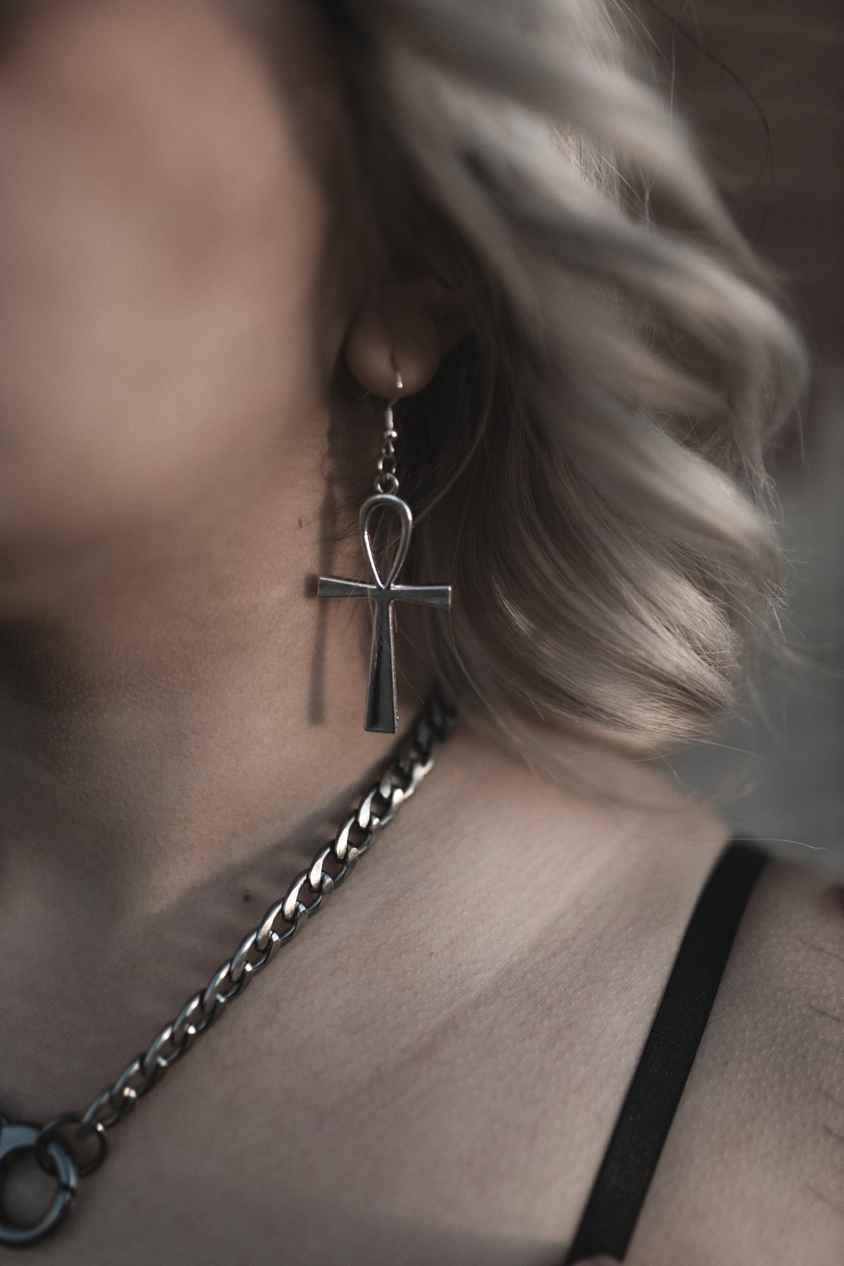 Ankh Earrings