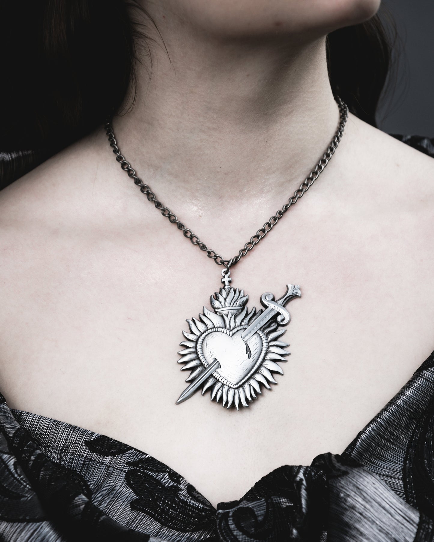 Sacred Heart Necklace - Low Stock!