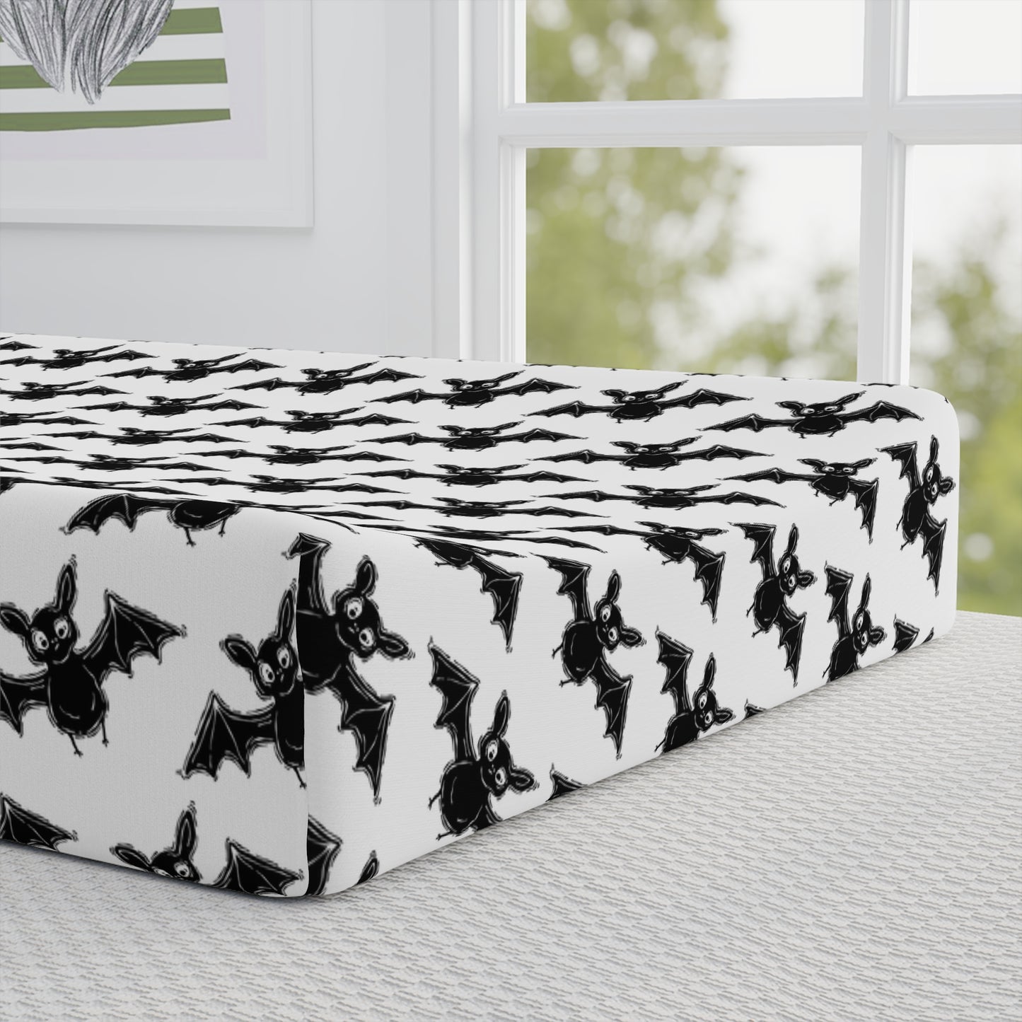 Kooky Bat Baby Changing Pad Cover