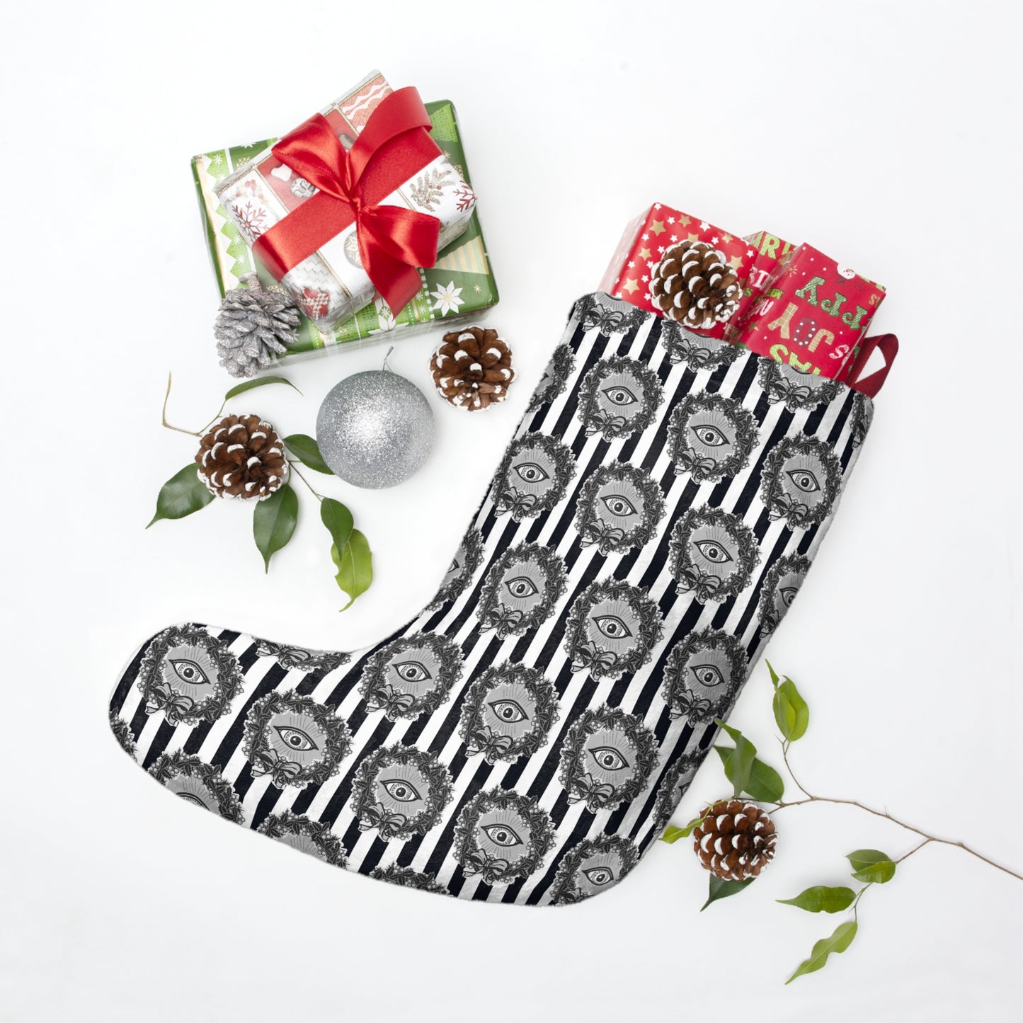 Spooky Holiday Christmas Stocking