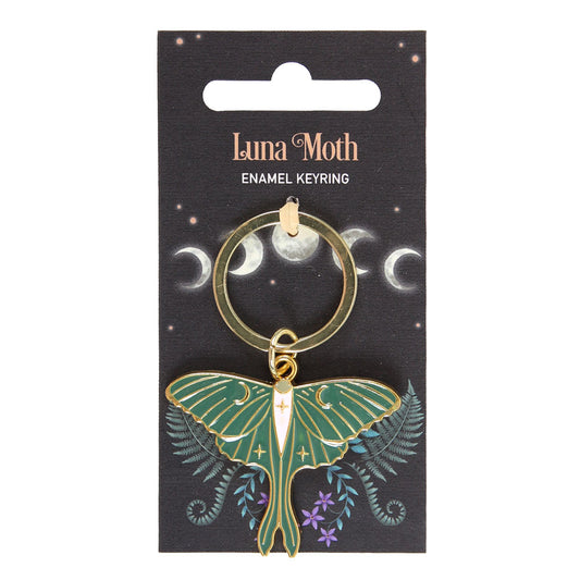 Luna Moth Keyring