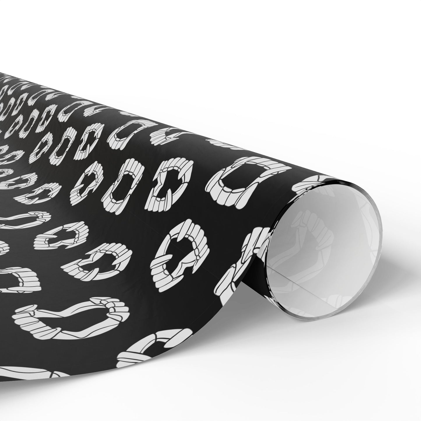 Vampire Teeth Wrapping Paper