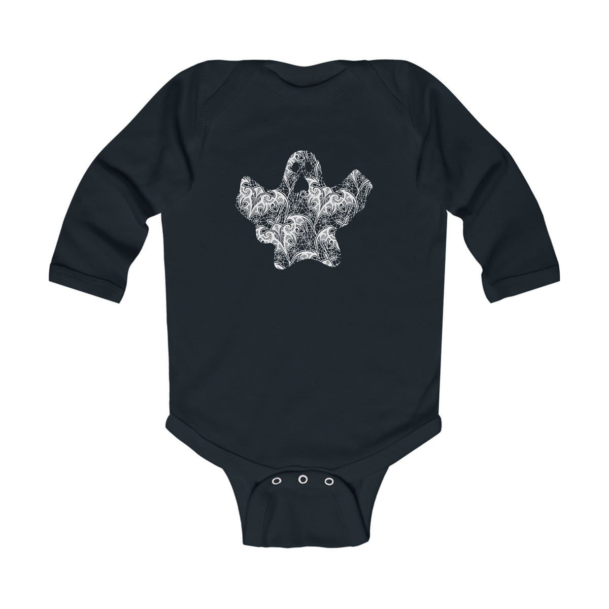 Lace Ghost Long Sleeve Onesie (Babies/Toddlers)