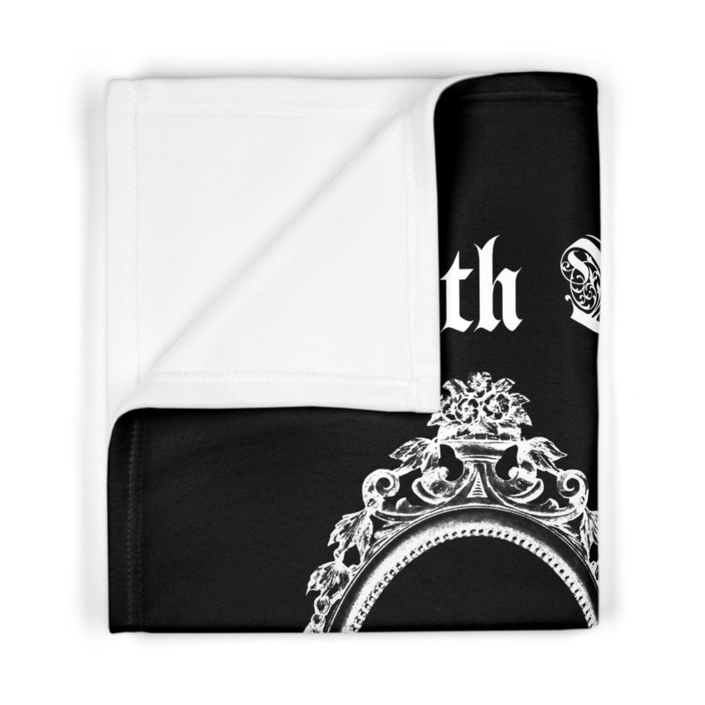 Goth Baby's First Year Fleece Baby Blanket