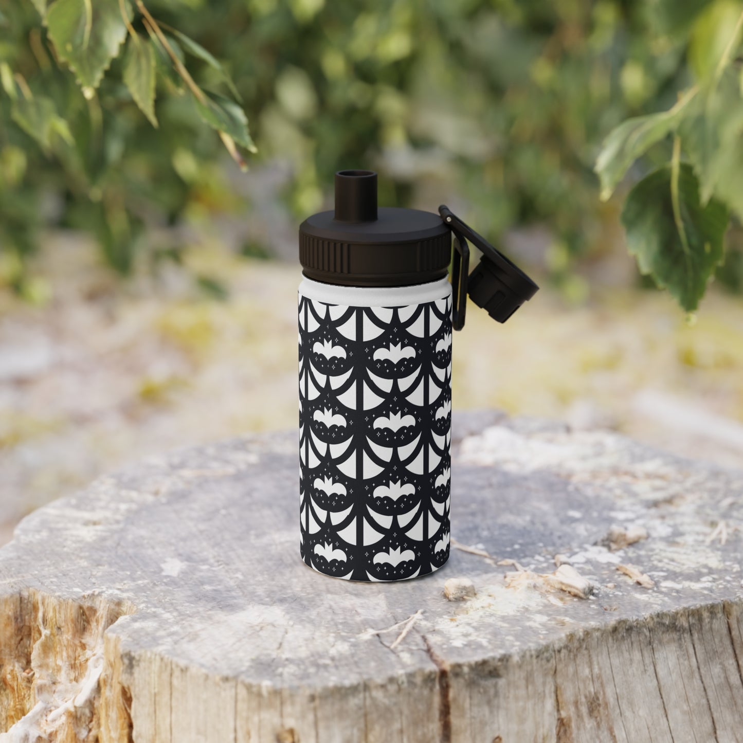 Geo Bats Stainless Steel Water Bottle (3 Sizes Available)
