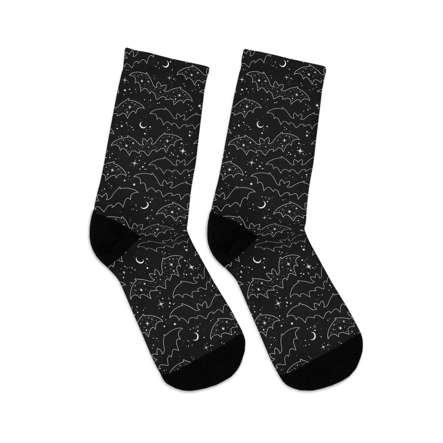 Celestial Bat Recycled Poly Socks (Adults)