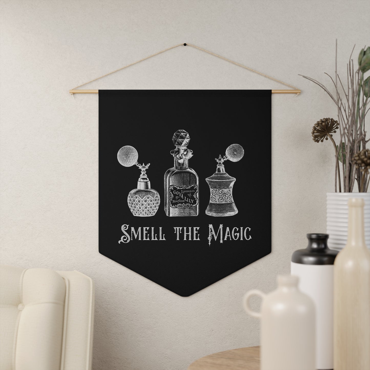 Smell the Magic Perfume Pennant