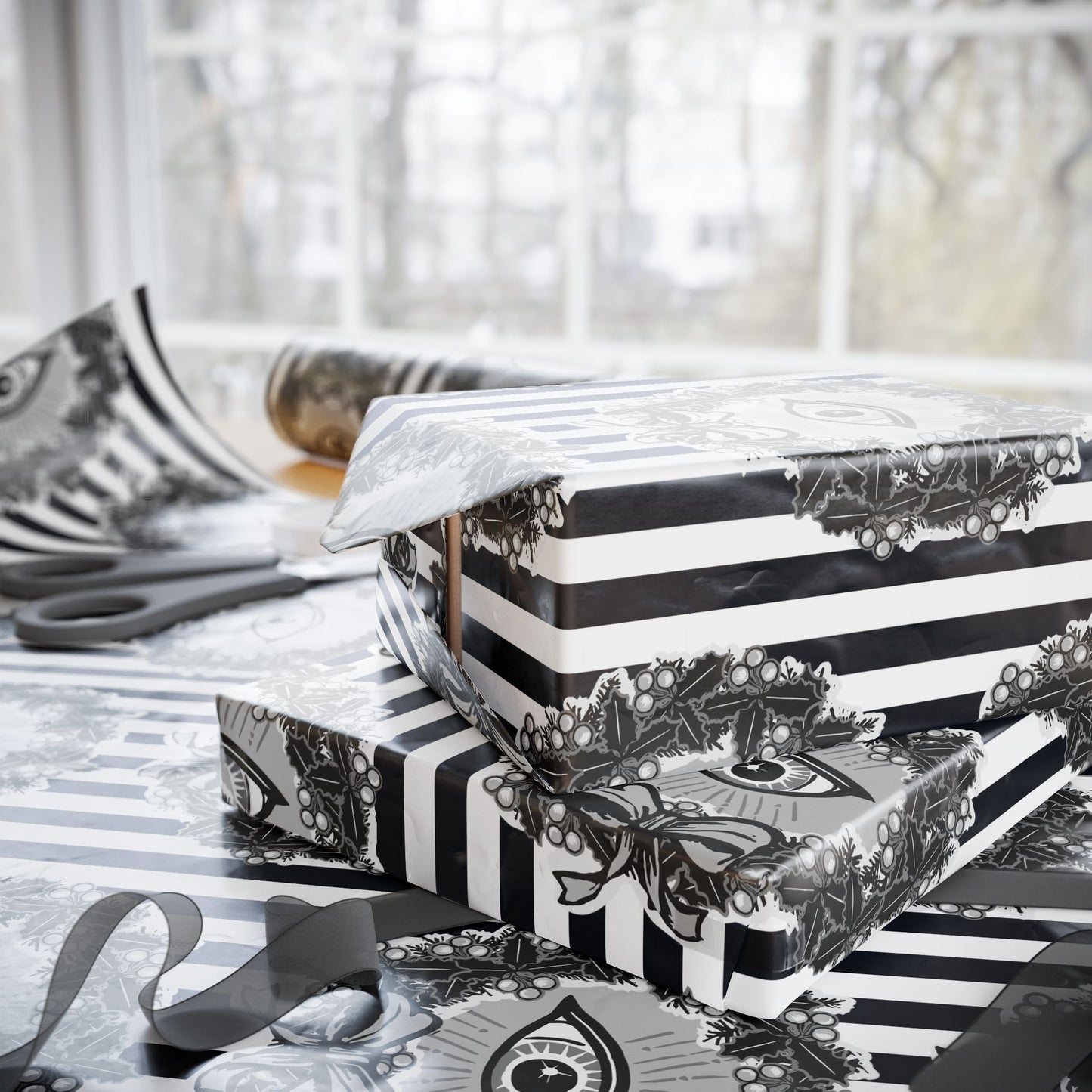 Spooky Holiday Wrapping Paper