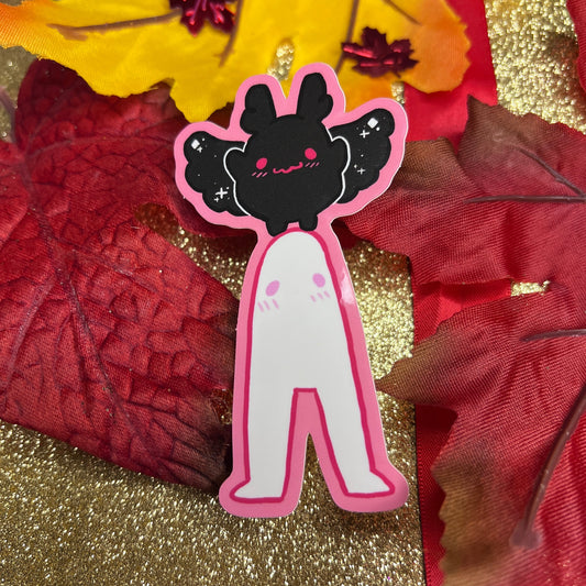 Mothman n Fresno Nightcrawler ~ Sticker