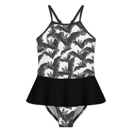 Cauldron of Bats One Piece Swimsuit (Kids) - PRE ORDER