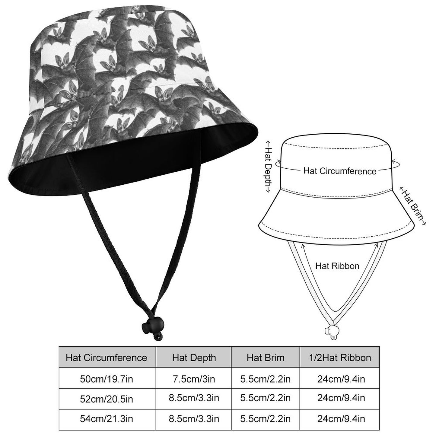 Cauldron of Bats Bucket Hat (Babies/Kids) - PRE ORDER