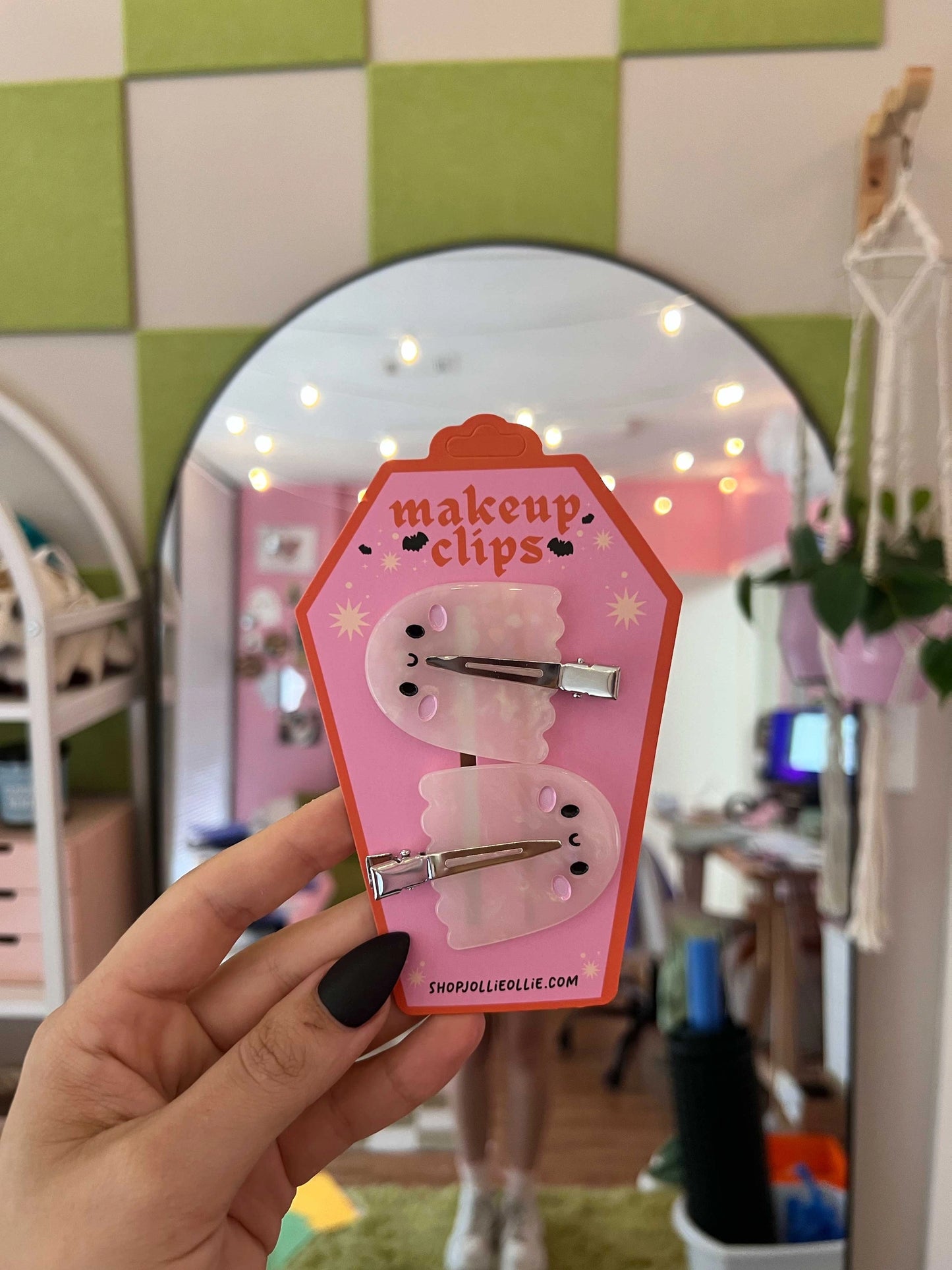 Ghost Make Up Hair Clips