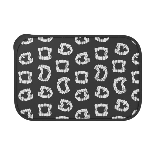 Vampire Teeth Bento Box with Band and Utensils