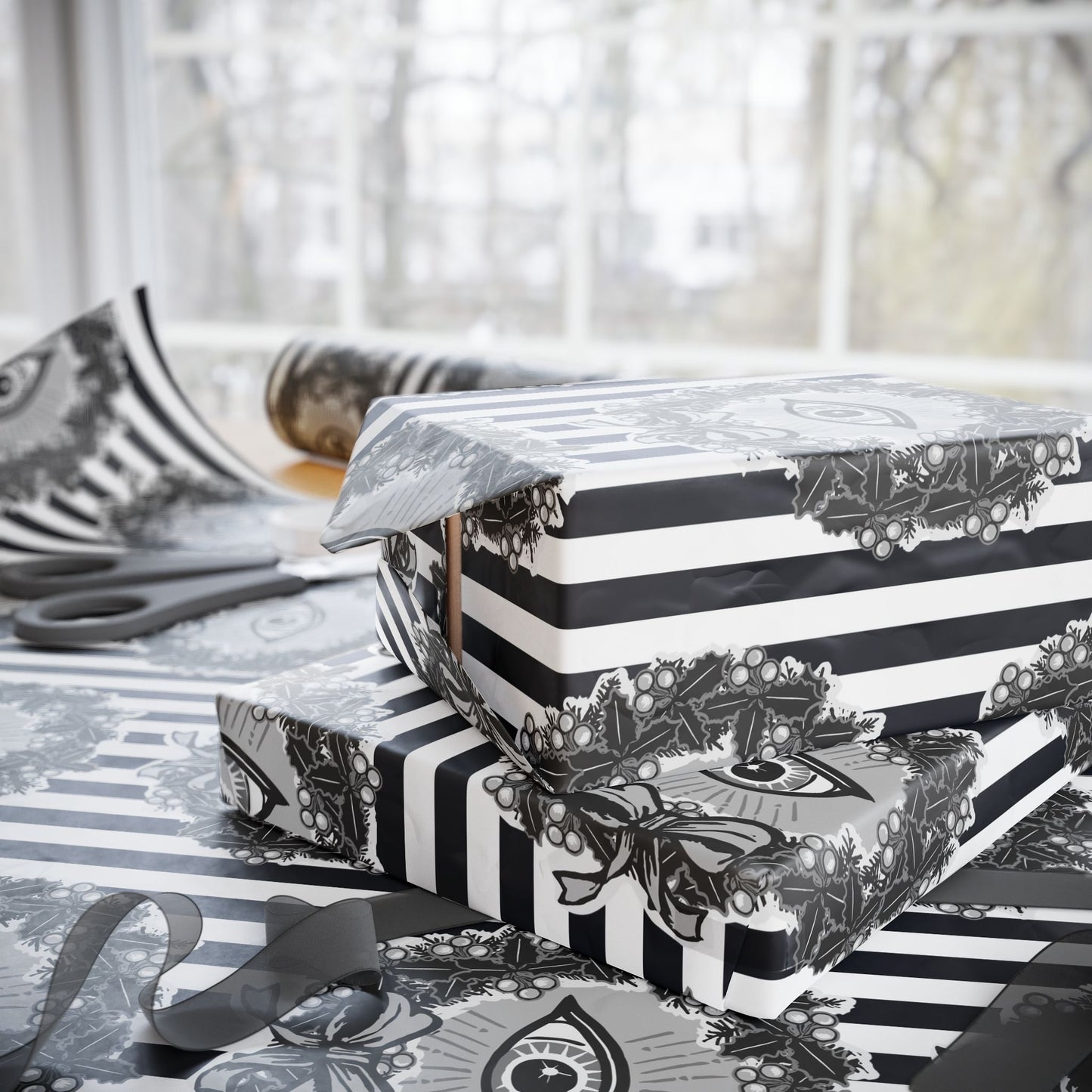 Spooky Holiday Wrapping Paper