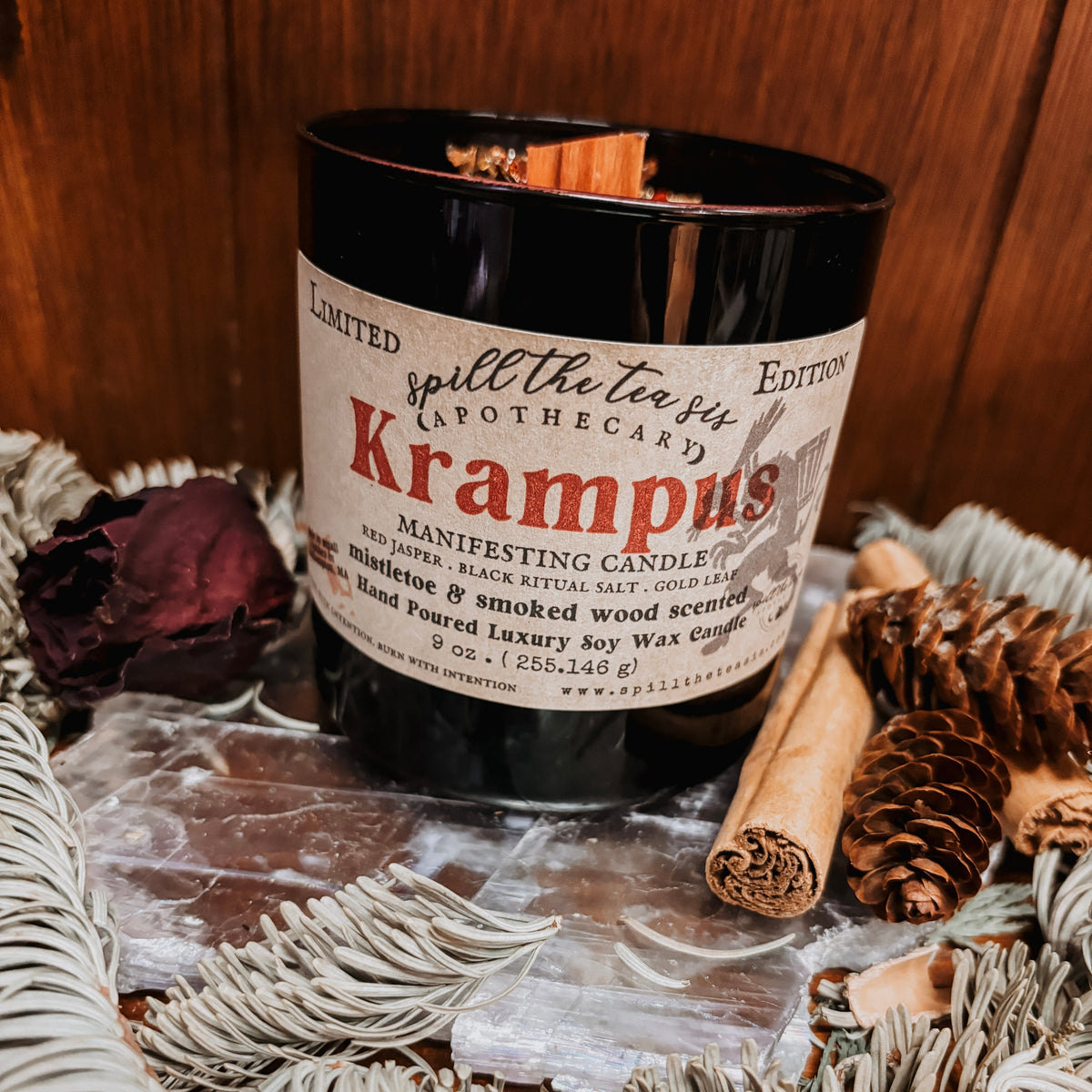 Krampus Candle | Dark Holiday Soy Wax Intention Candle