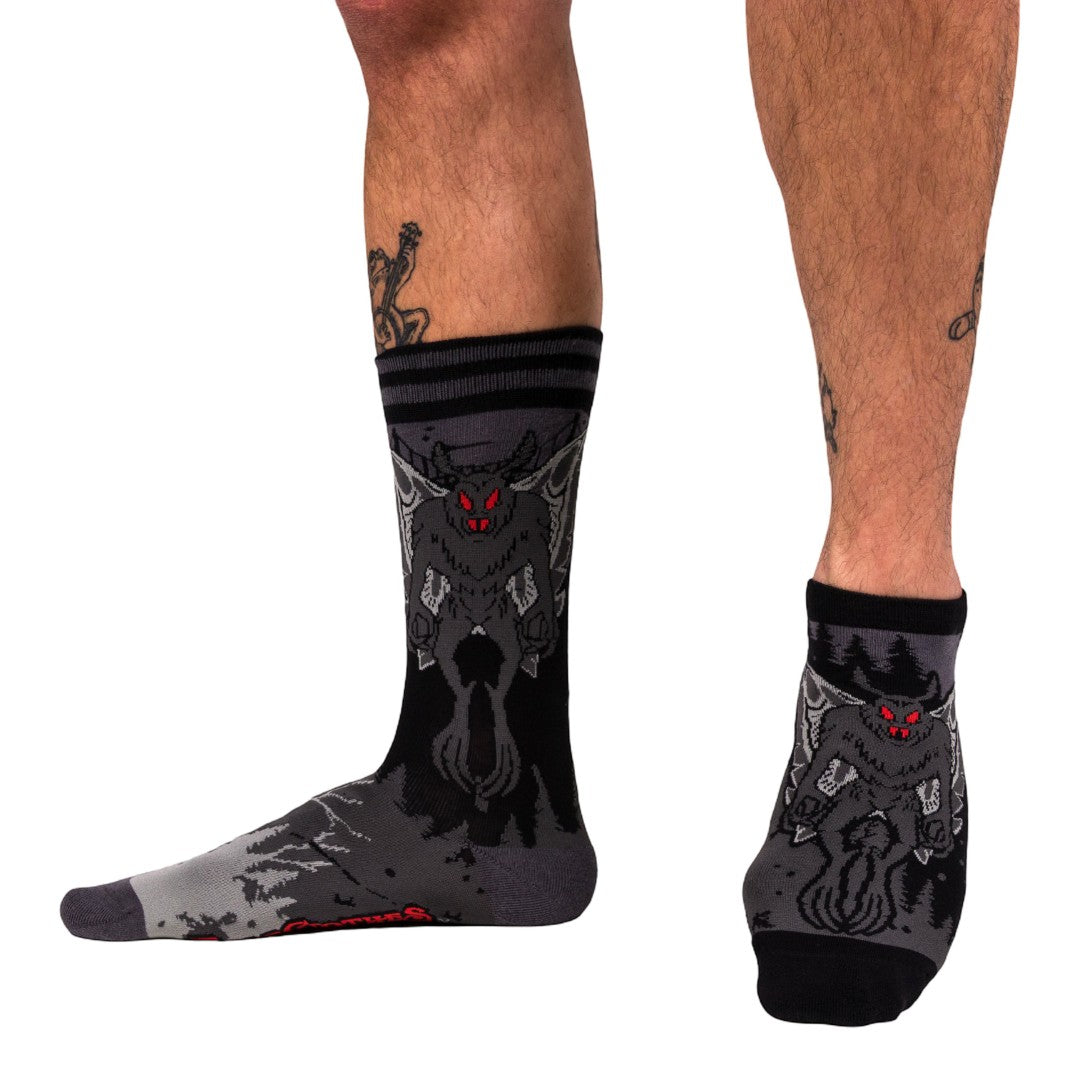 Mothman Ankle and Crew Sock Pack | 2 Designs