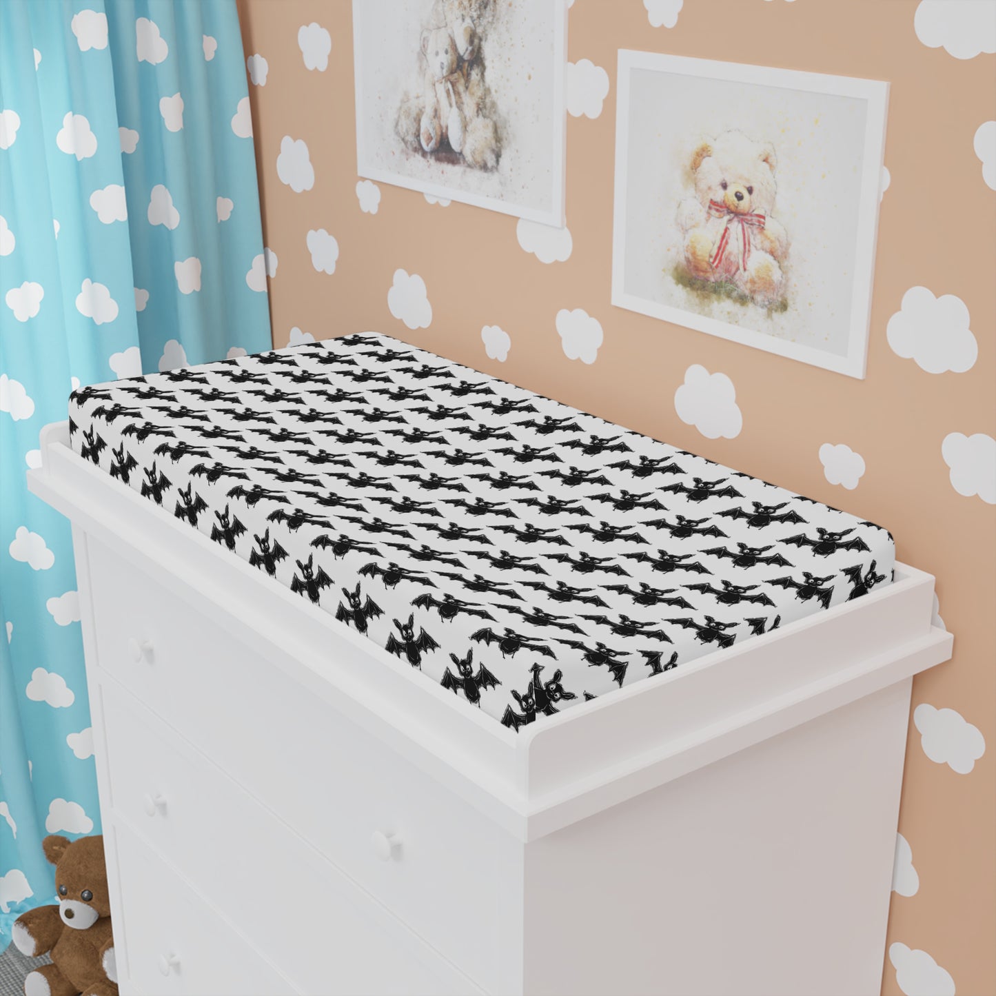 Kooky Bat Baby Changing Pad Cover