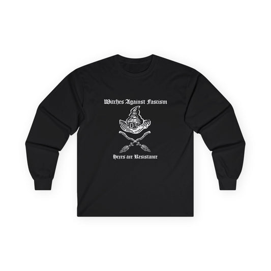 Witches Against Fascism Long Sleeve Tee (Adults)