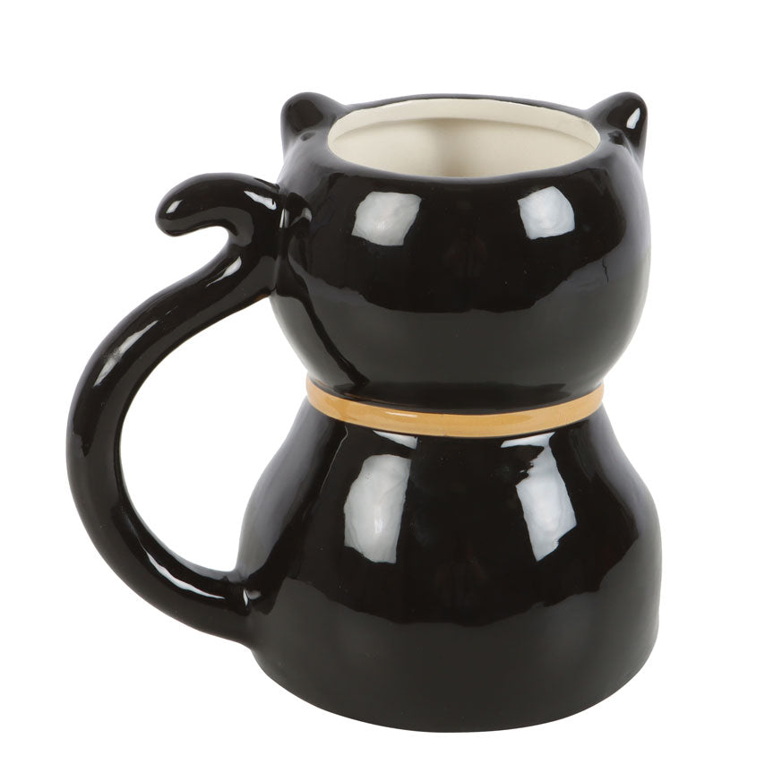 Spooky Black Cat Mug