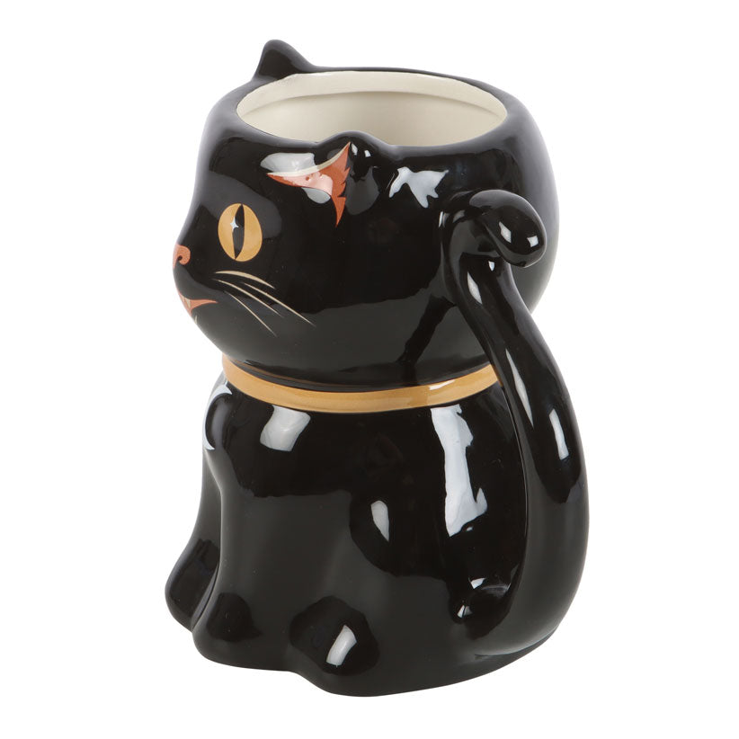 Spooky Black Cat Mug