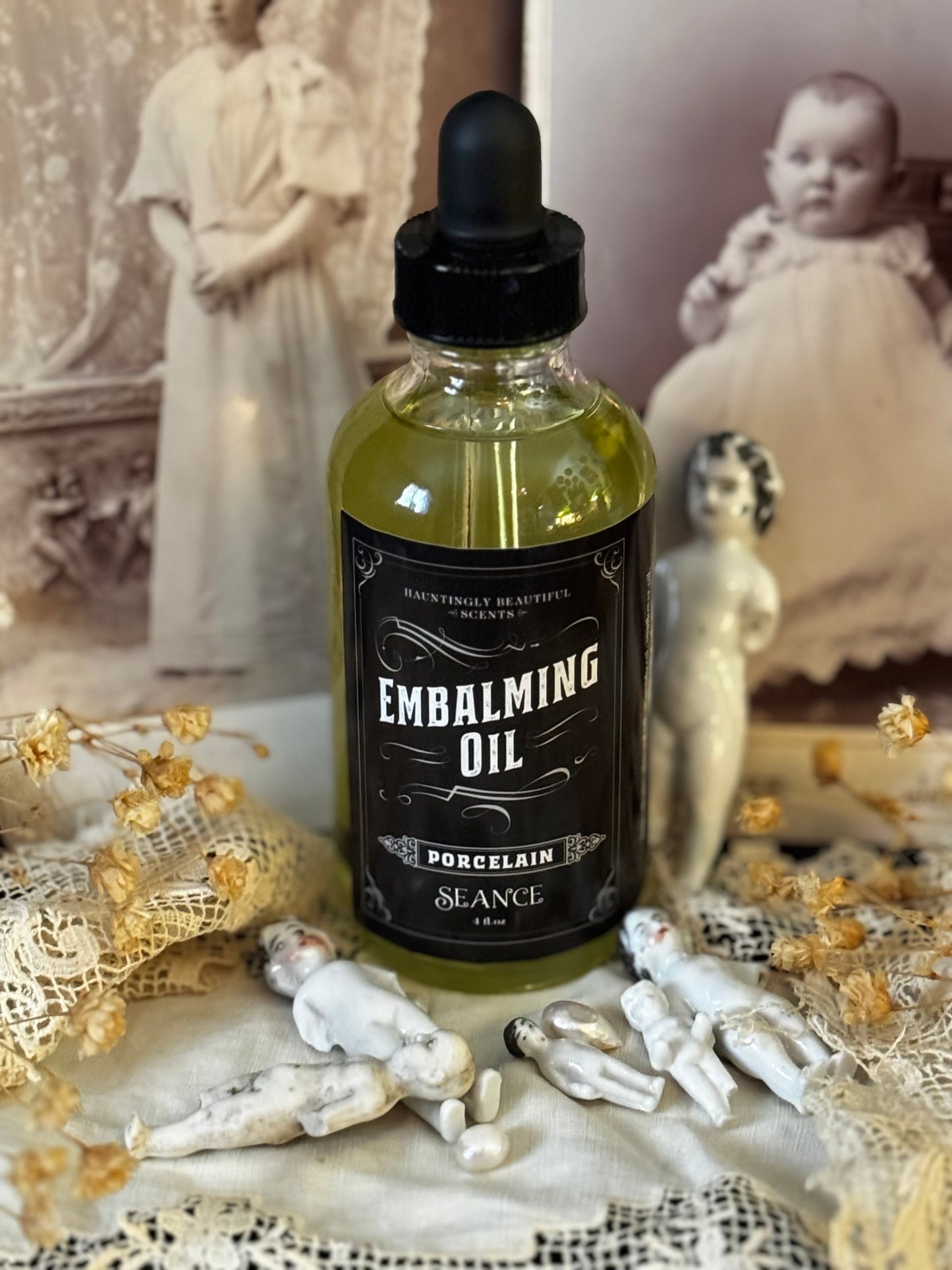 Porcelain - Embalming Lotion Oil - (vanilla, walnut, floral)