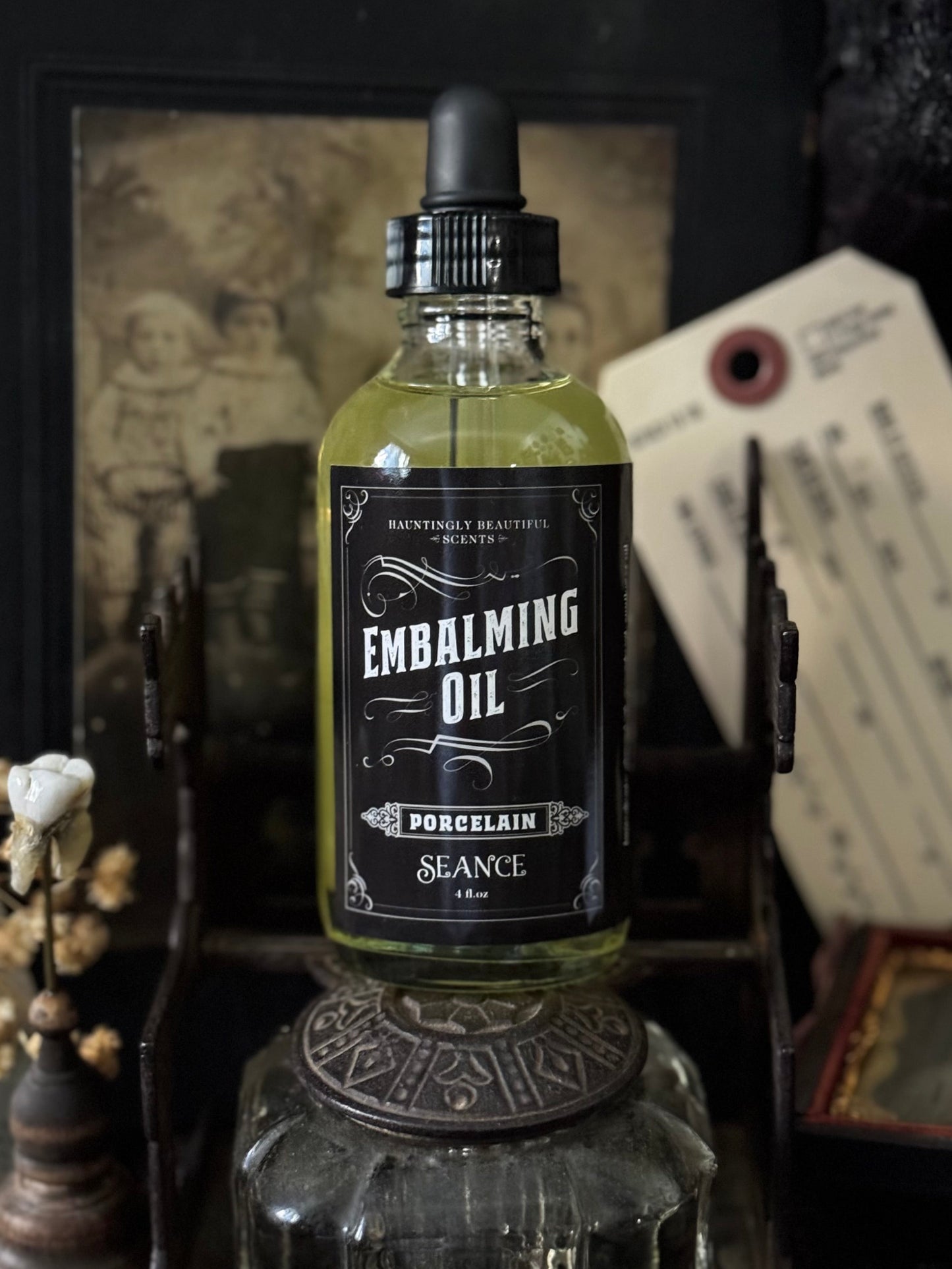 Porcelain - Embalming Lotion Oil - (vanilla, walnut, floral)
