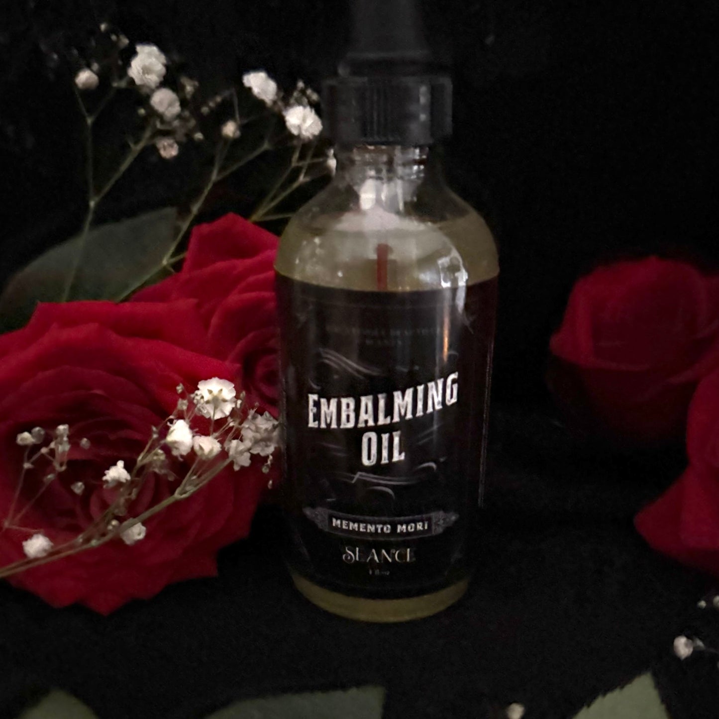 Memento Mori - Embalming Lotion Oil - (rose, incense)
