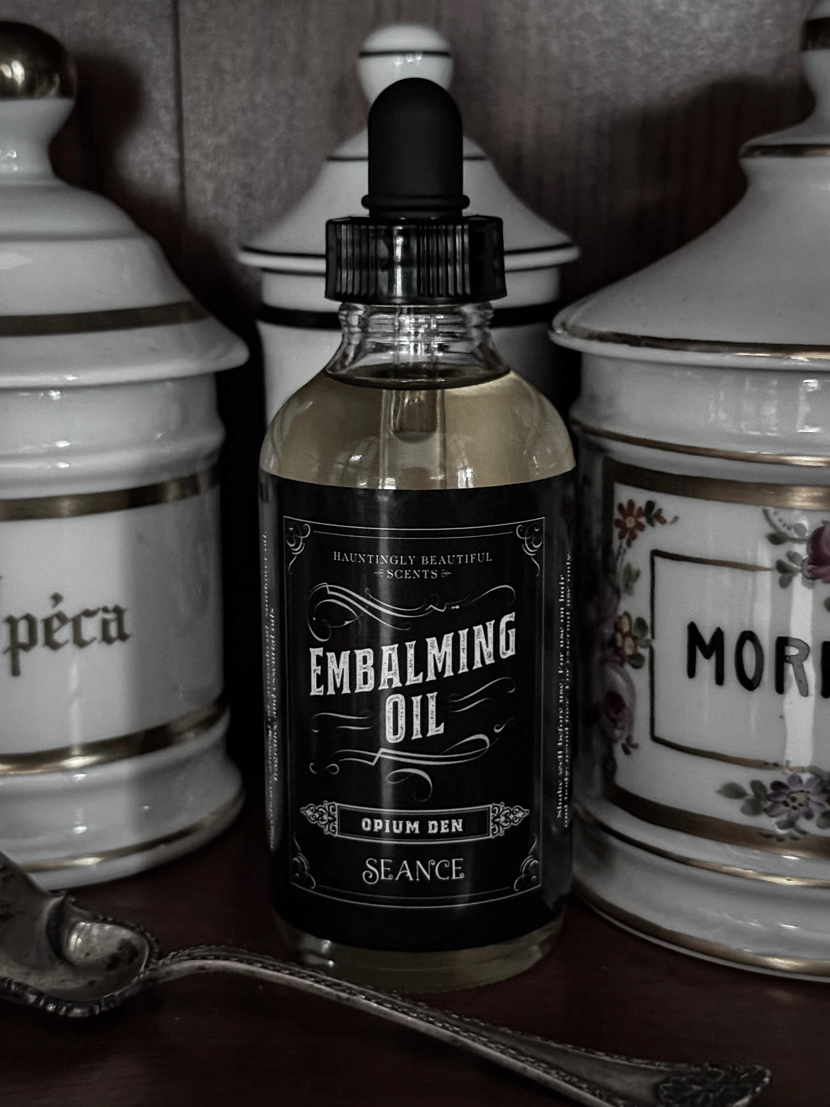Opium Den - Embalming Lotion Oil (frankincense & orange blossom)