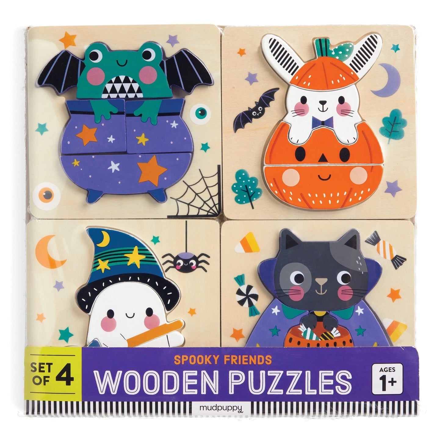 Spooky Friends Wooden Puzzle