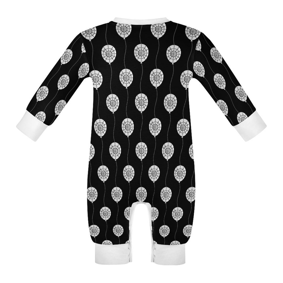 Spiderweb Party Cotton Long Sleeve Baby Romper - PRE ORDER