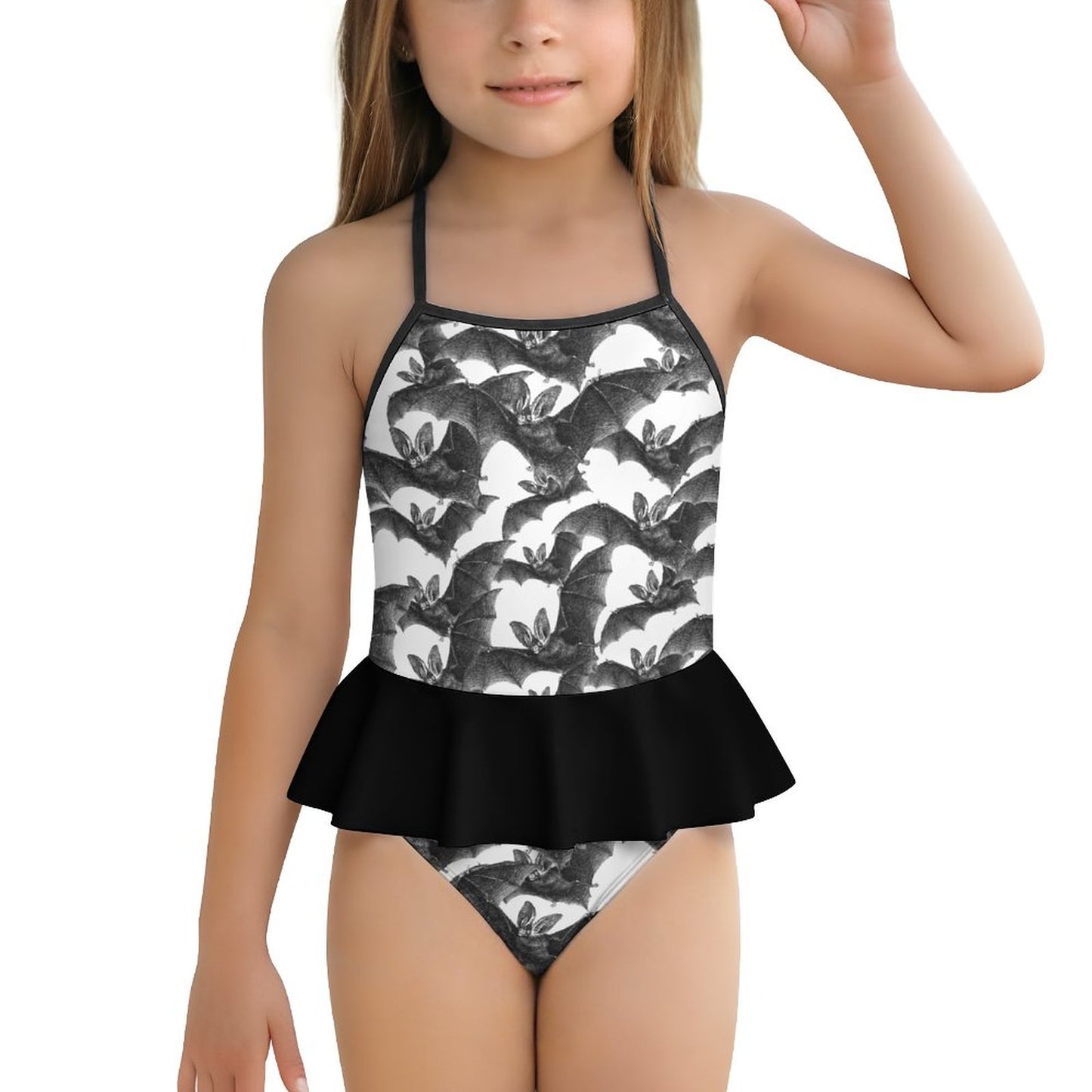 Cauldron of Bats One Piece Swimsuit (Kids) - PRE ORDER