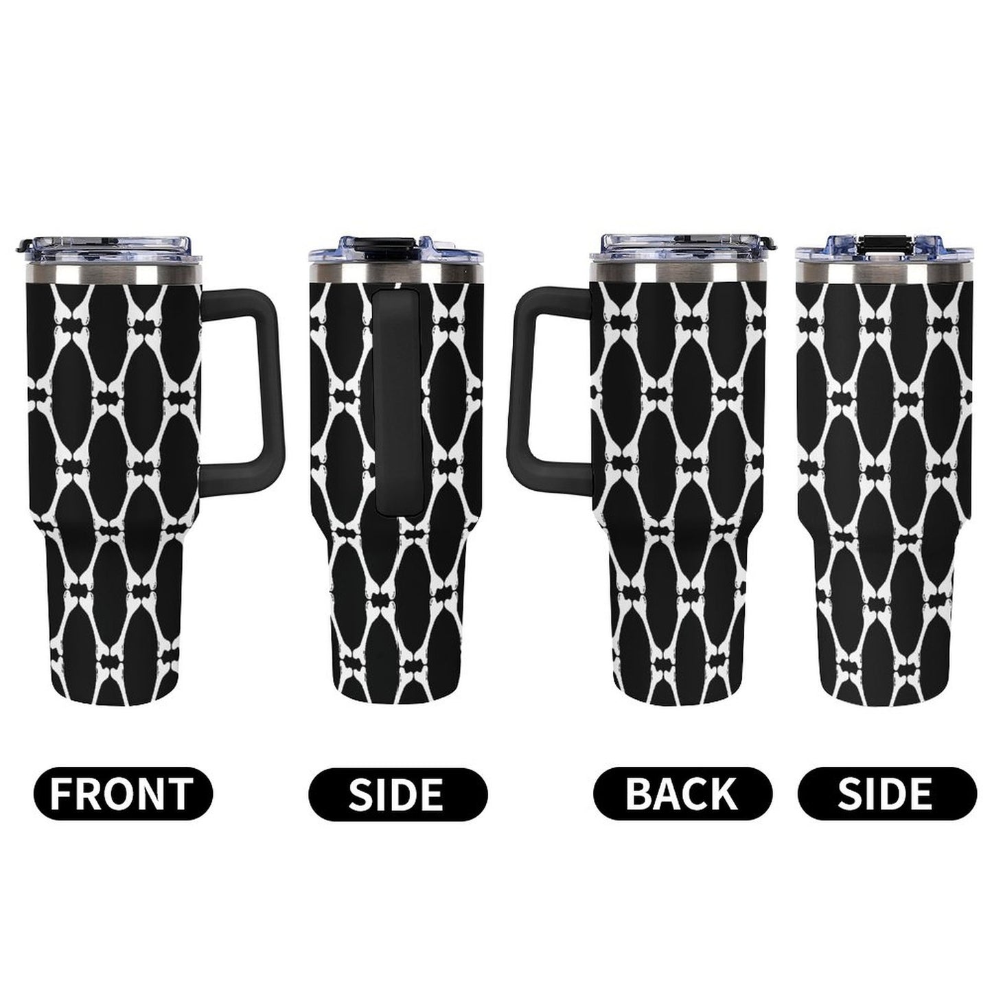 Bad to the Bone 40oz Insulated Tumbler - PRE ORDER
