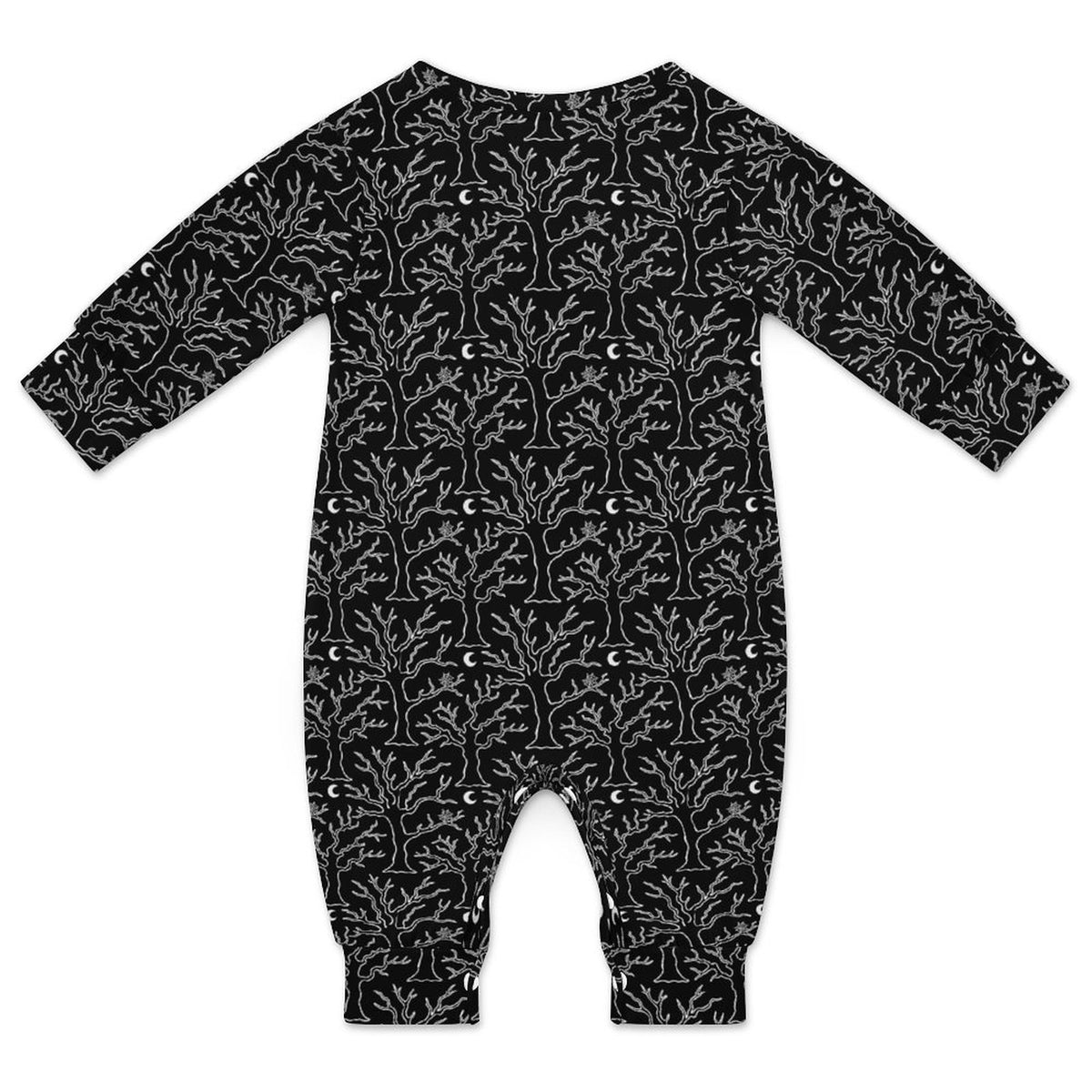 Haunted Forest Cotton Long Sleeve Baby Romper - PRE ORDER