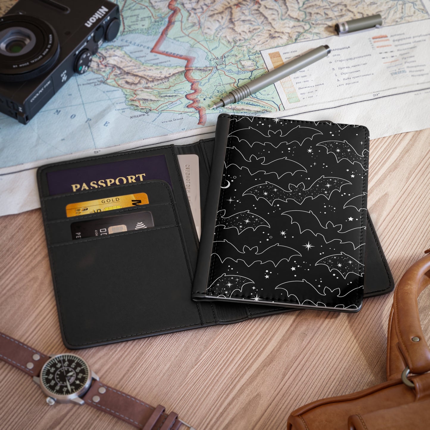 Celestial Bats Passport Cover