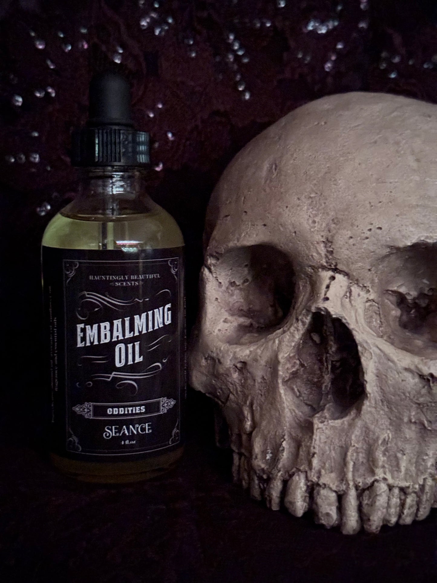 Oddities  - Embalming Lotion Oil - (amber, incense, jasmine)
