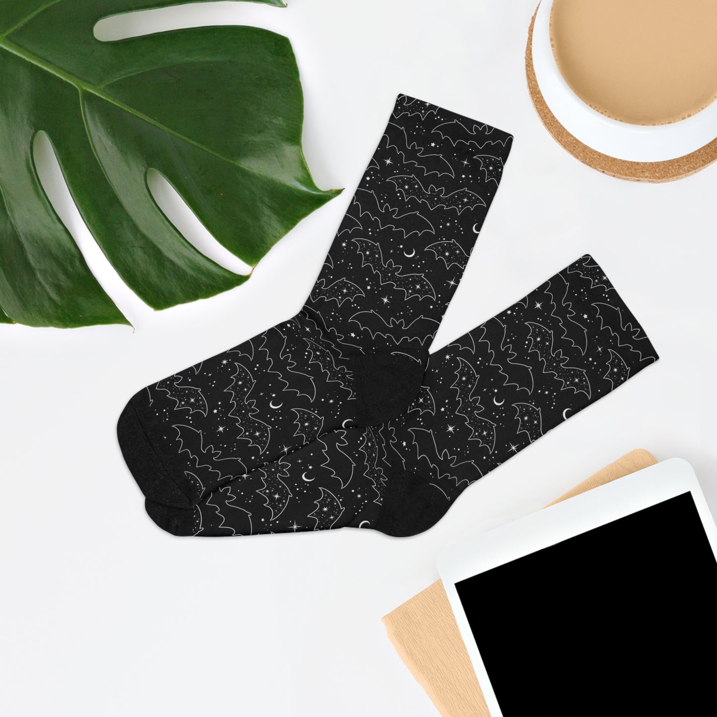 Celestial Bat Recycled Poly Socks (Adults)