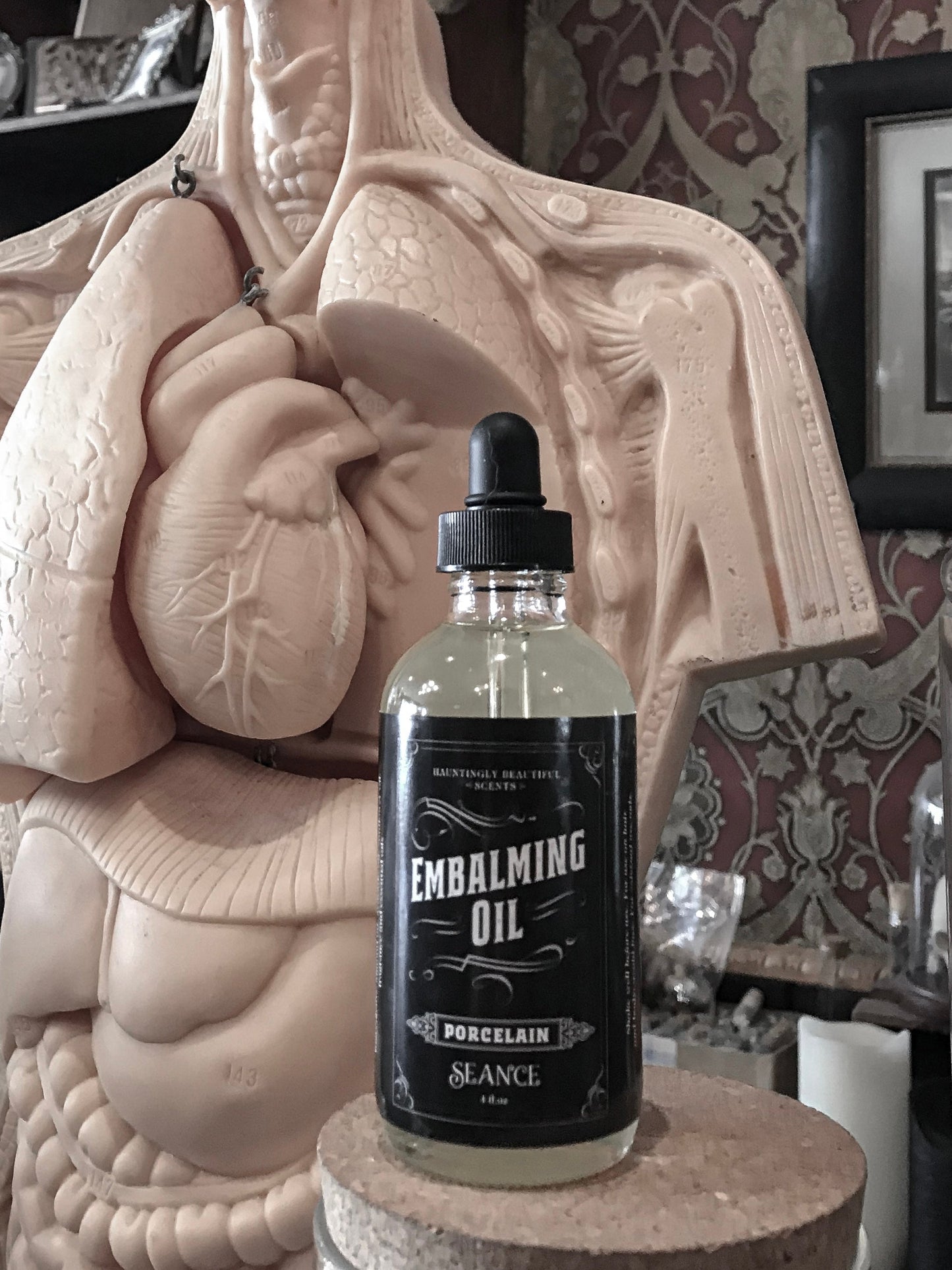 Porcelain - Embalming Lotion Oil - (vanilla, walnut, floral)