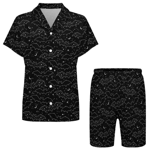 Celestial Bat Button Down PJs (Kids) - PRE ORDER