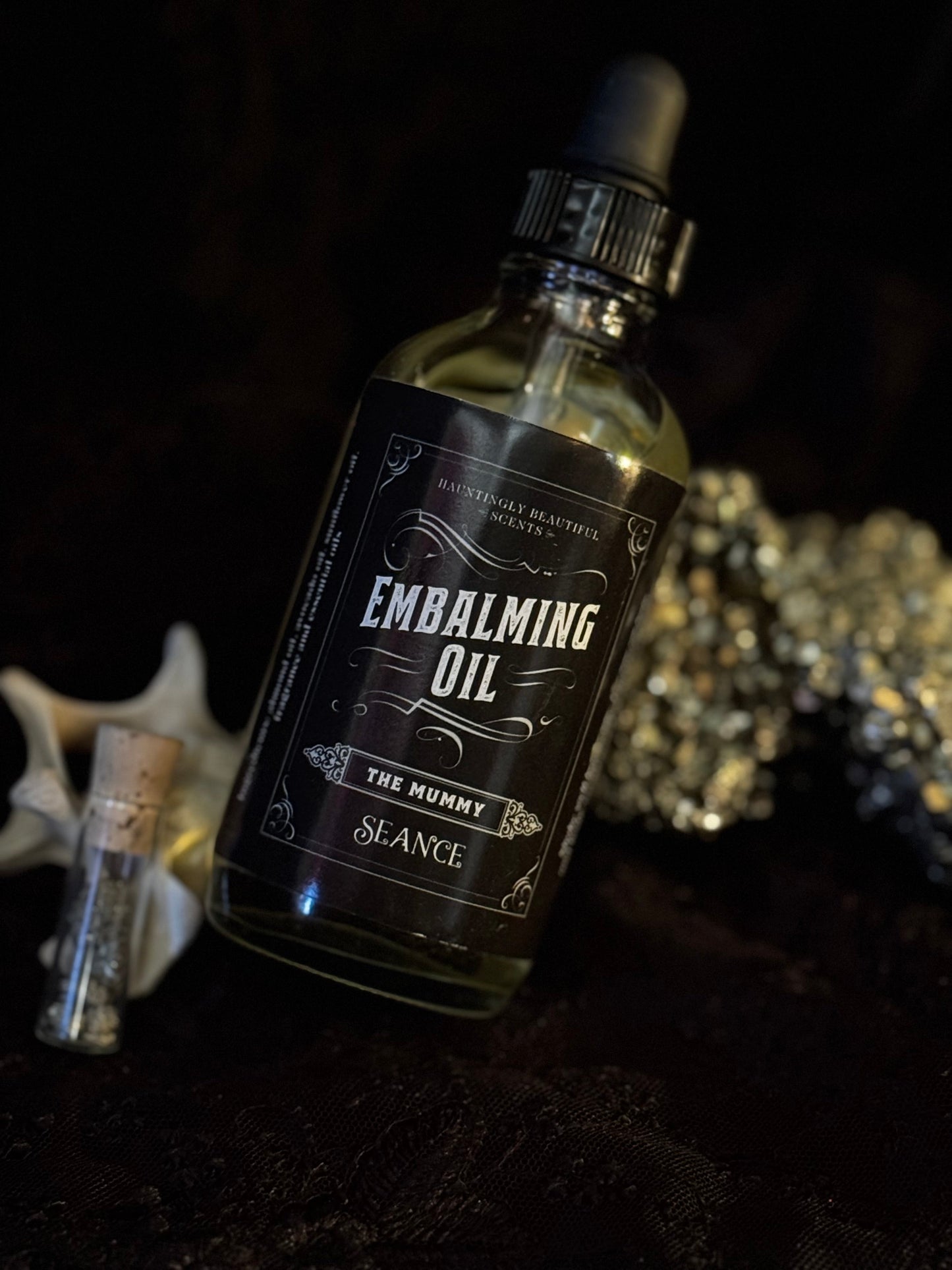 The Mummy - Embalming Lotion Oil - (dusty vanilla, spices)