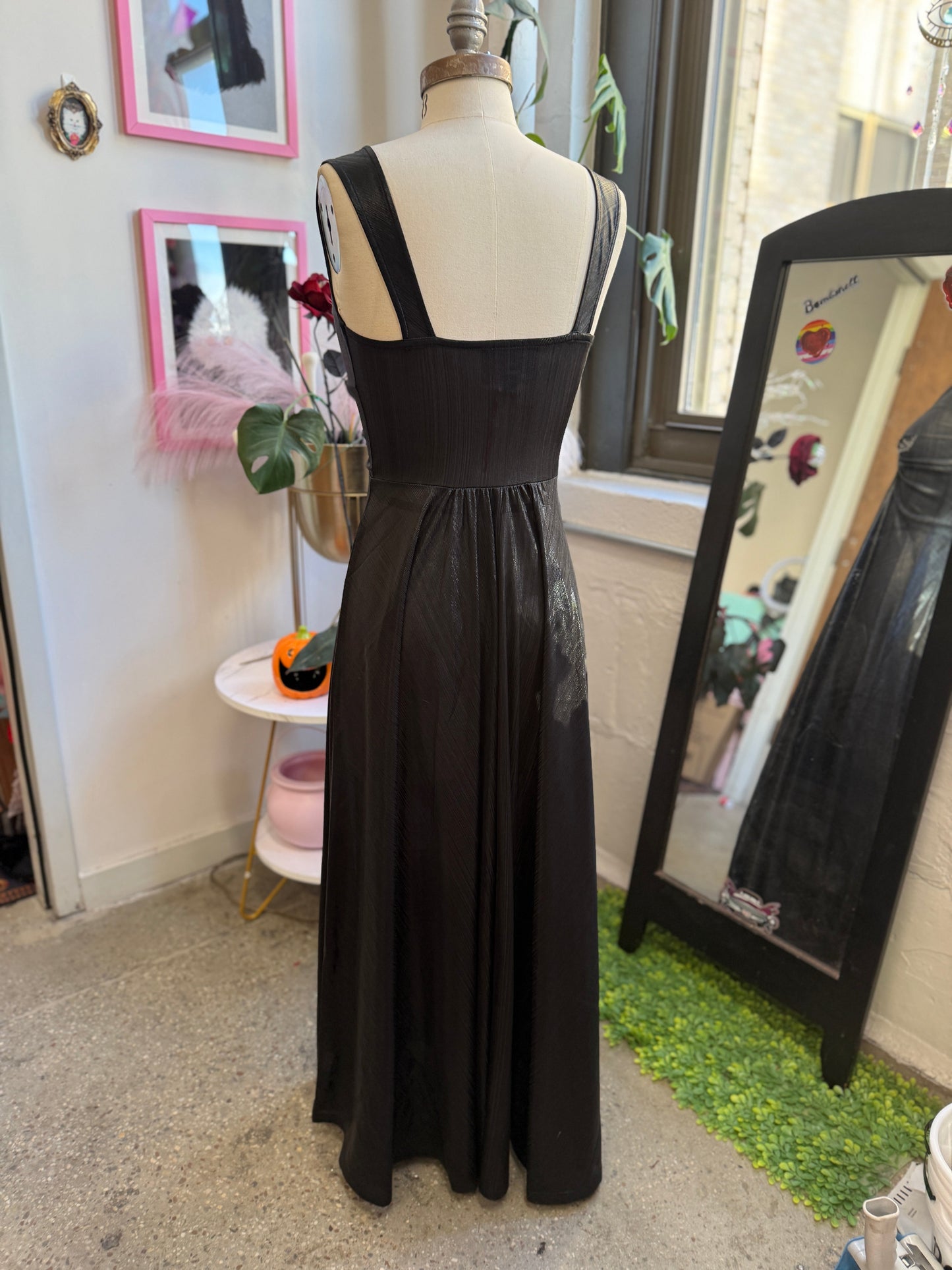 Siren Dress in Black Ink