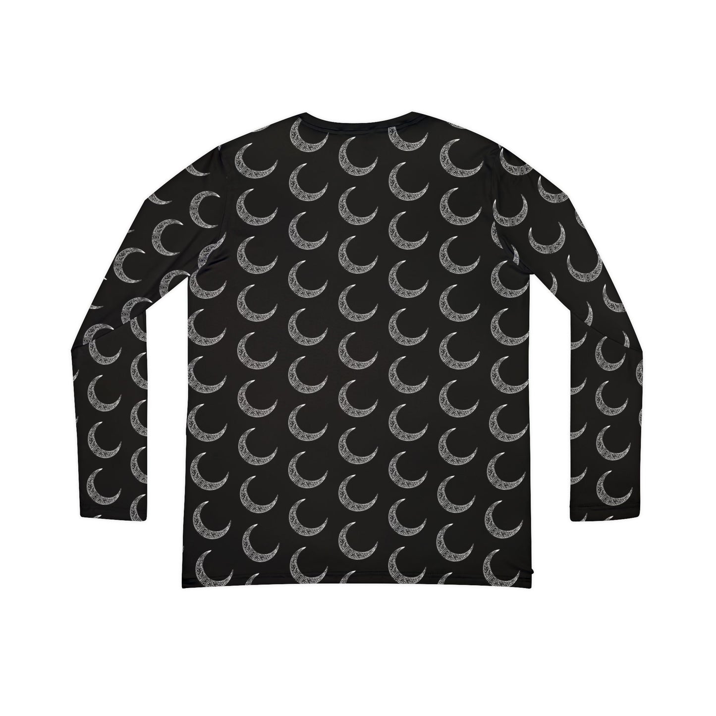 Victorian Crescent Moon Long Sleeve T-Shirt (Womens Cut)