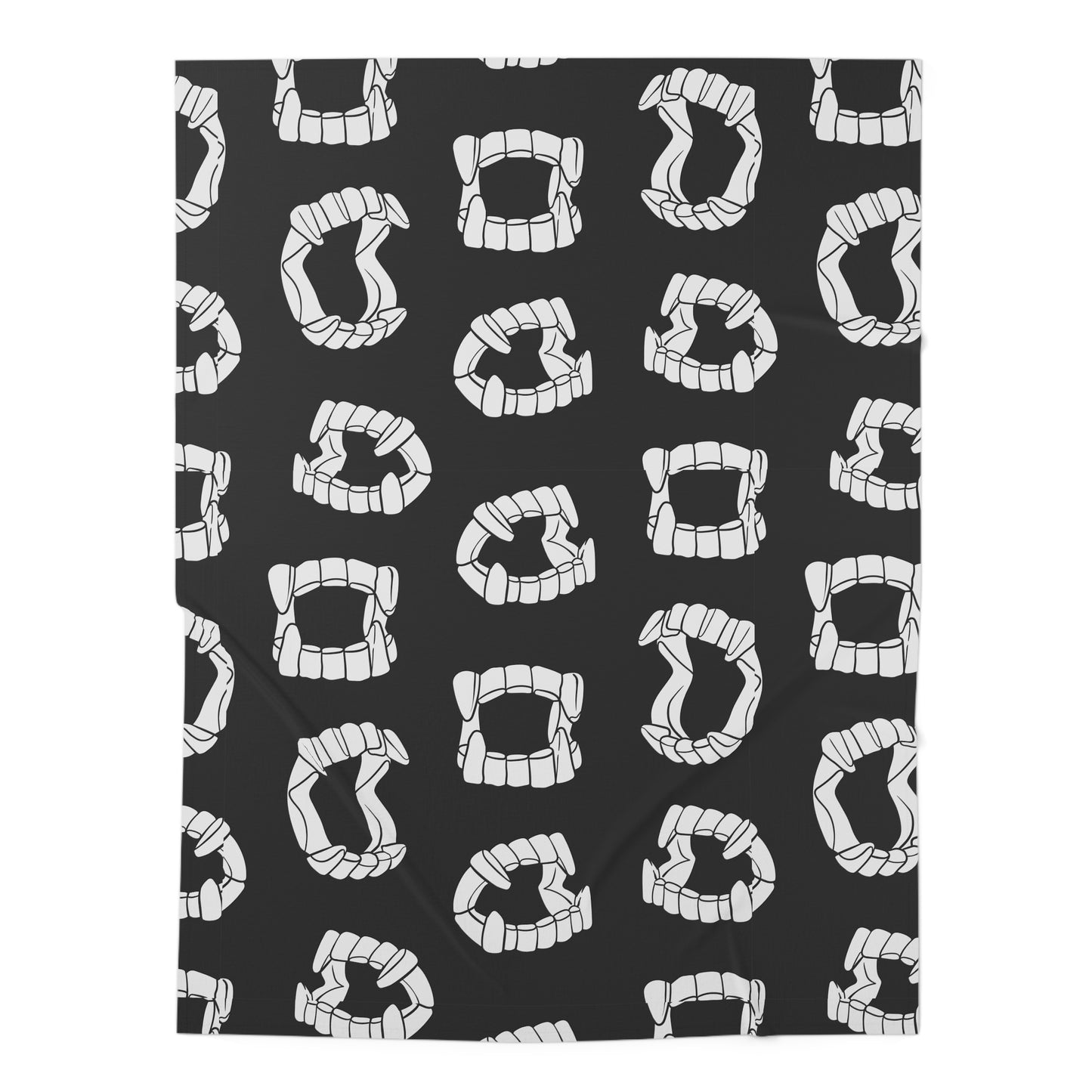 Vampire Teeth Baby Swaddle Blanket